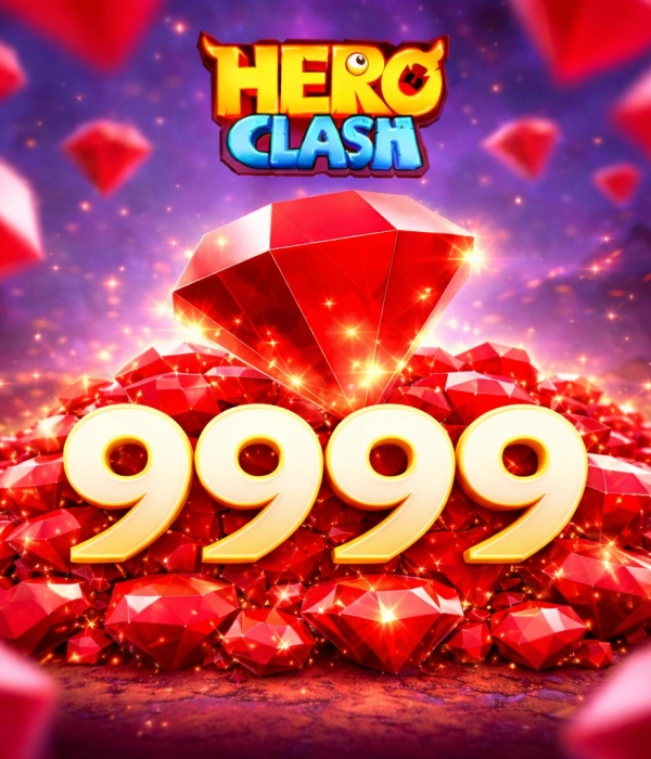 Hero Clash 9999 Diamantes Vermelhos