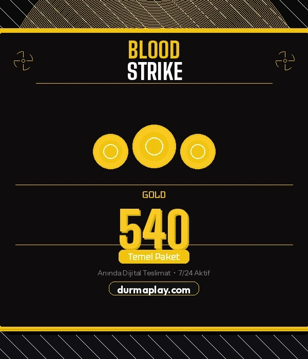 Blood Strike 500 + 40 الذهب
