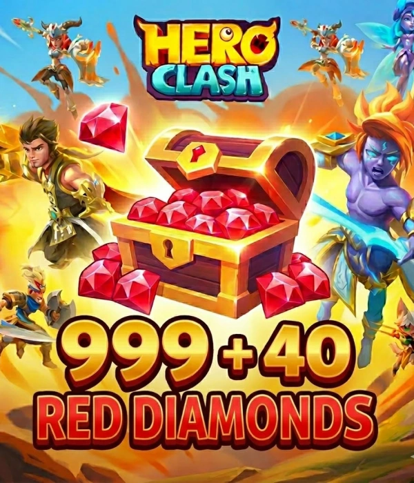 HERO CLASH 999 Rote Diamanten
