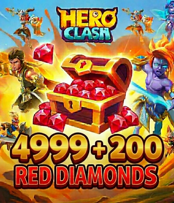 Hero Clash 4999 Rote Diamanten