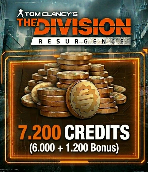 7.200 Credits (6.000 + 1.200 Bonus)