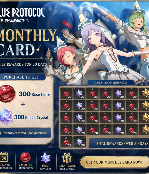 Blue Protocol: Star Resonance Monthly Card