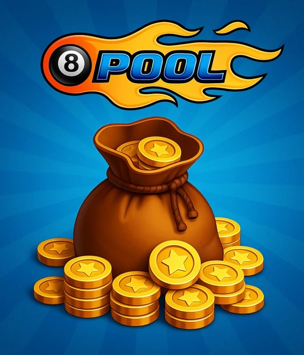 8 BALL POLL Stach Of Coins