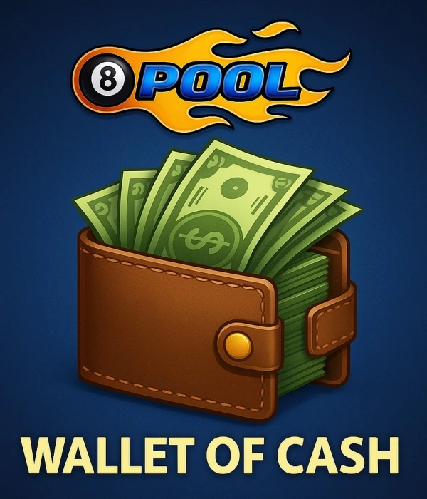 8 BALL POLL Wallet Of Cash