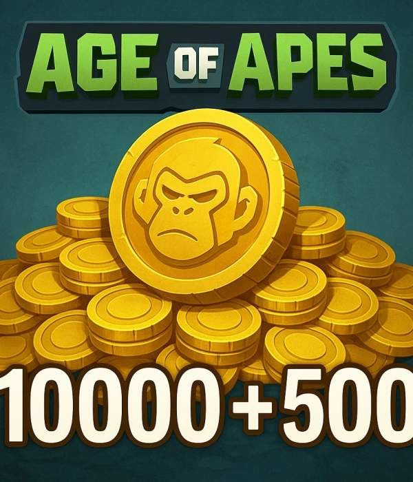 Age Of Apes 10000 + 500 Coin