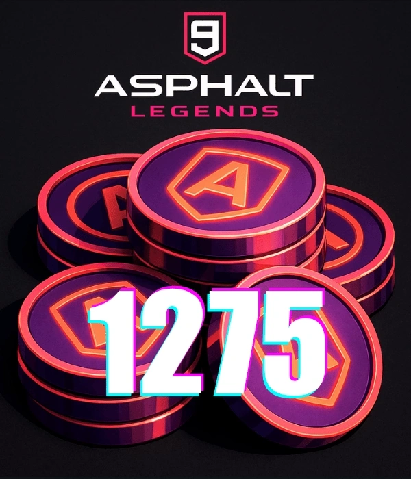 Asphalt 9: Legends 1275 Tokens