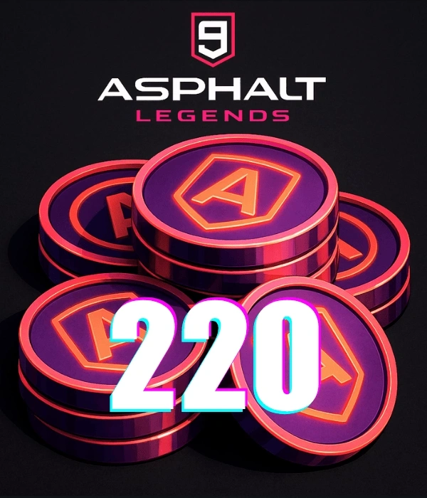 Asphalt 9: Legends 220 Tokens