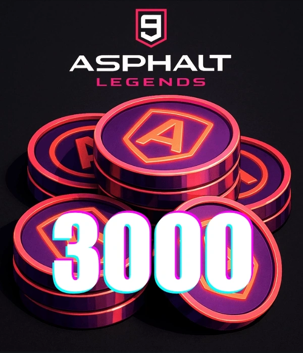 Asphalt 9: Legends 3000 Tokens