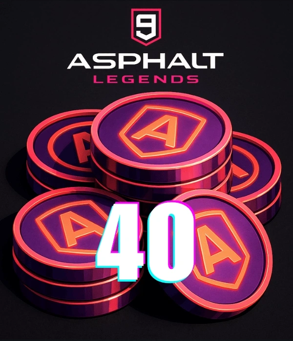 Asphalt 9: Legends 40 Tokens