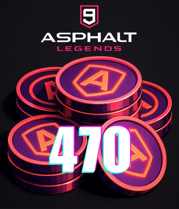 Asphalt 9: Legends 470 Tokens