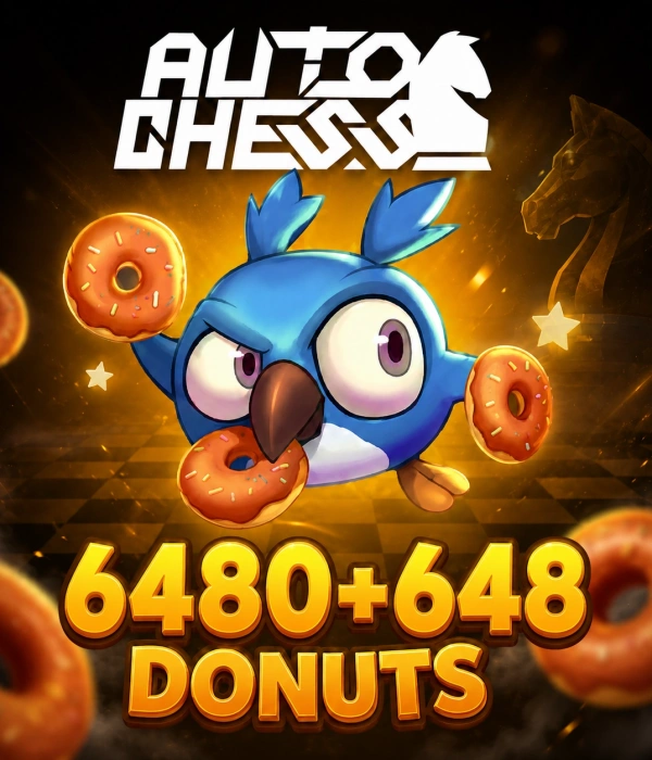 Auto Chess 6480 + 648 Donuts