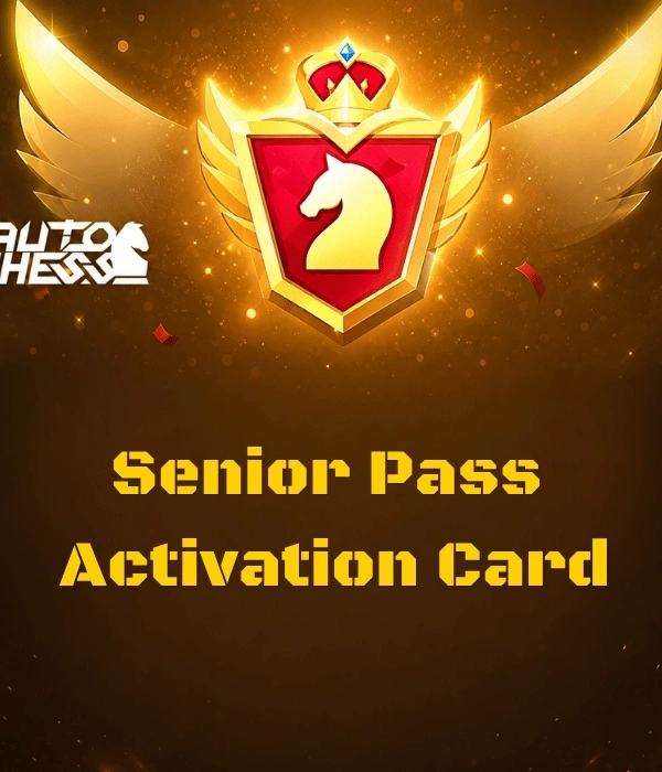 Auto Chess Senior Pass Activation Card