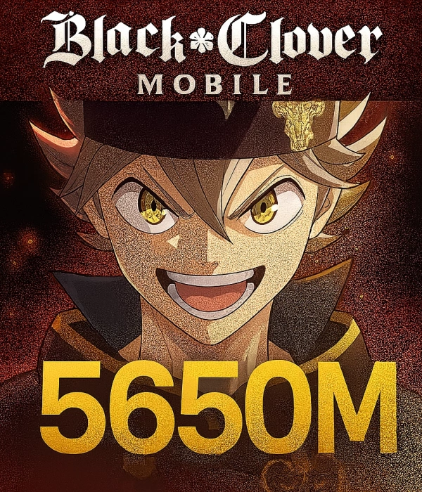 Black Clover Mobile 5650 M