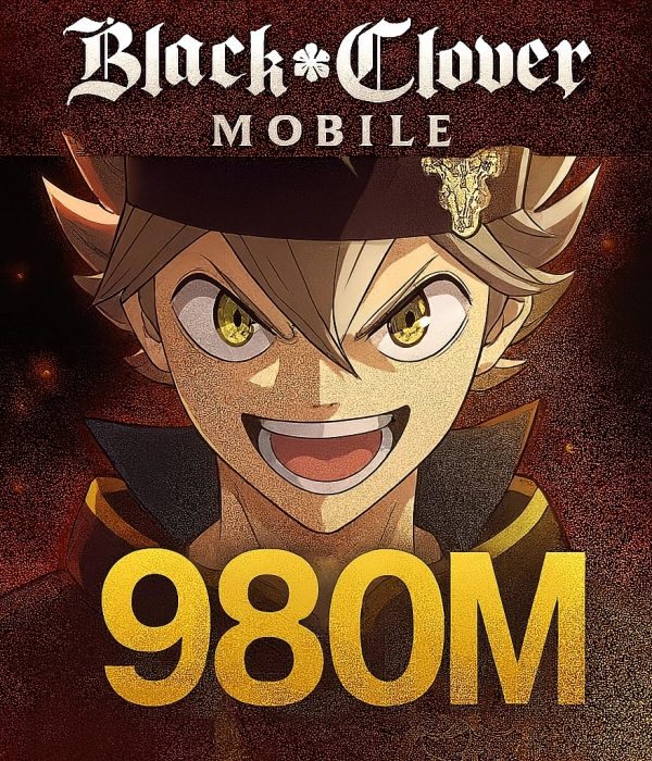 Black Clover Mobile 980 M Diamond