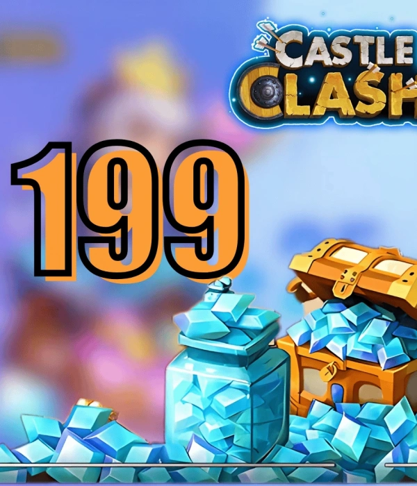Castle Clash - 199 Rhinestones