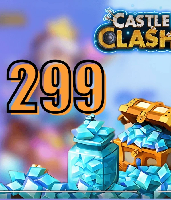 Castle Clash - 299 Rhinestones