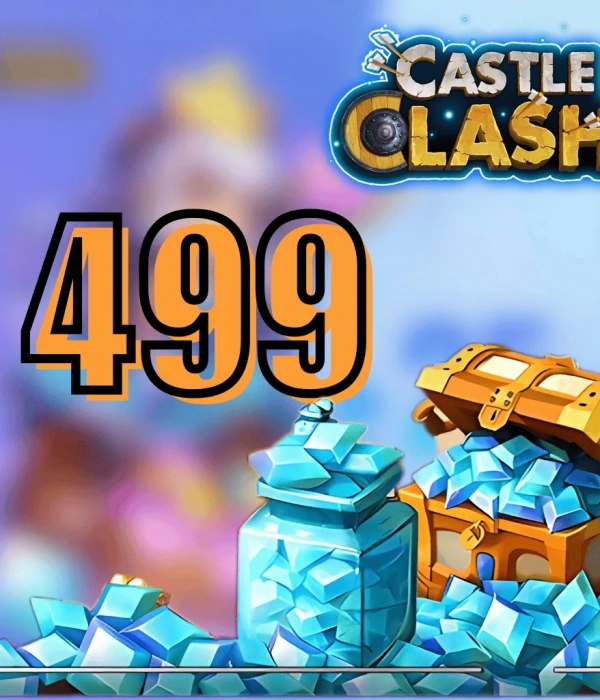 Castle Clash - 499 Rhinestones