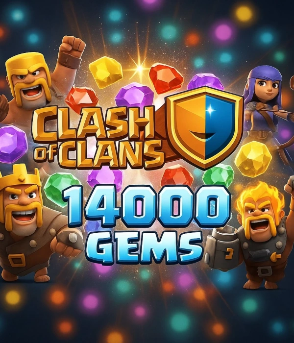 Clash of Clans 14000 Green Gems