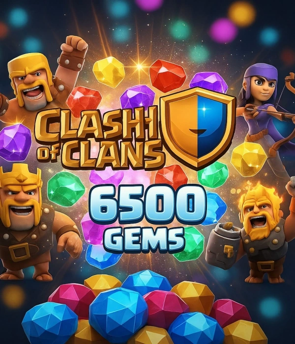 Clash of Clans 6500 Green Gems