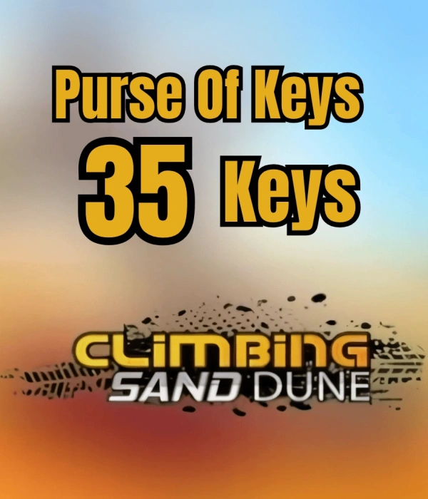 Climbing Sand Dune Purse Of Keys 35 Keys