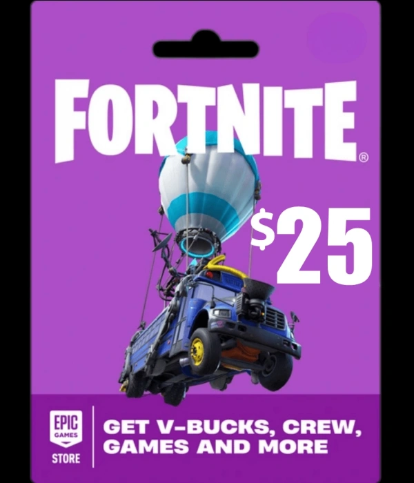 Fortnite Card 25$-US Account V-bucks