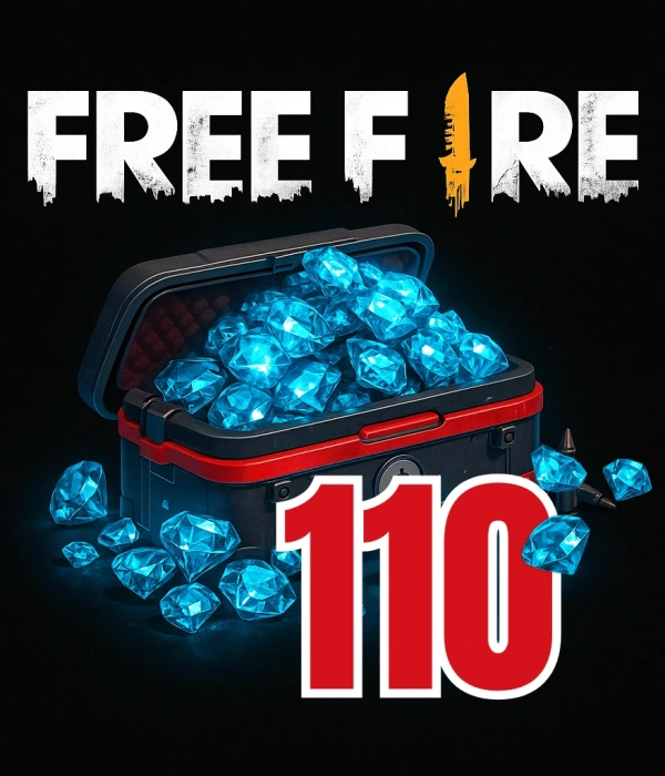 Free Fire 100 + 10 Almaz Global