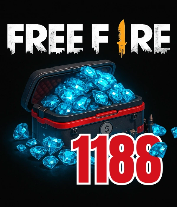 Free Fire 1080 + 108 Diamond Global