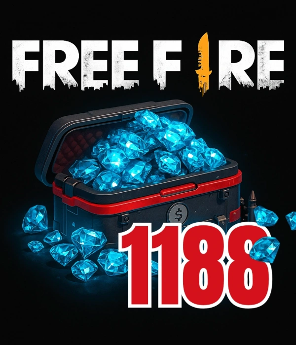 Free Fire 1080 + 108 Diamond Global