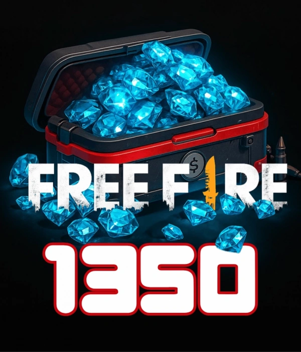 Free Fire 1350 Elmas