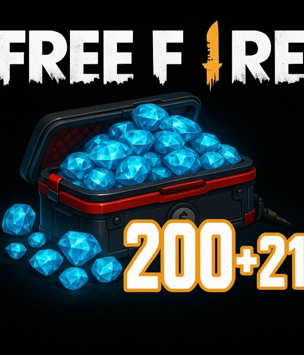 Free Fire 200 + 21 Diamonds Global