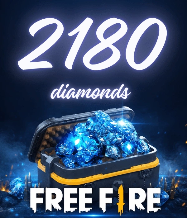Free Fire 2180 Diamonds