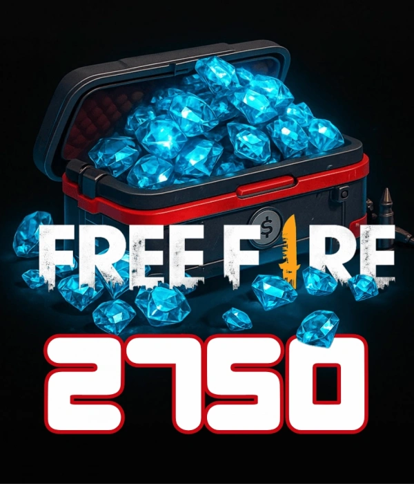 Free Fire 2750 Elmas