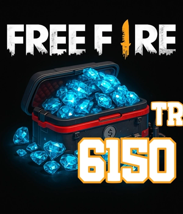 Free Fire 6150 Diamonds( 5600 + 550 Bonus )