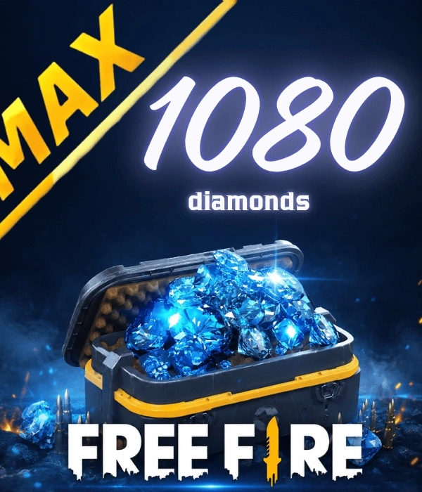 Free Fire MAX 1080 диаманта