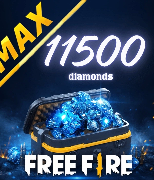 Free Fire MAX 11,500 диаманта