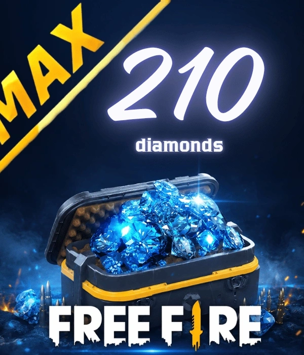 Free Fire MAX 210 диаманта