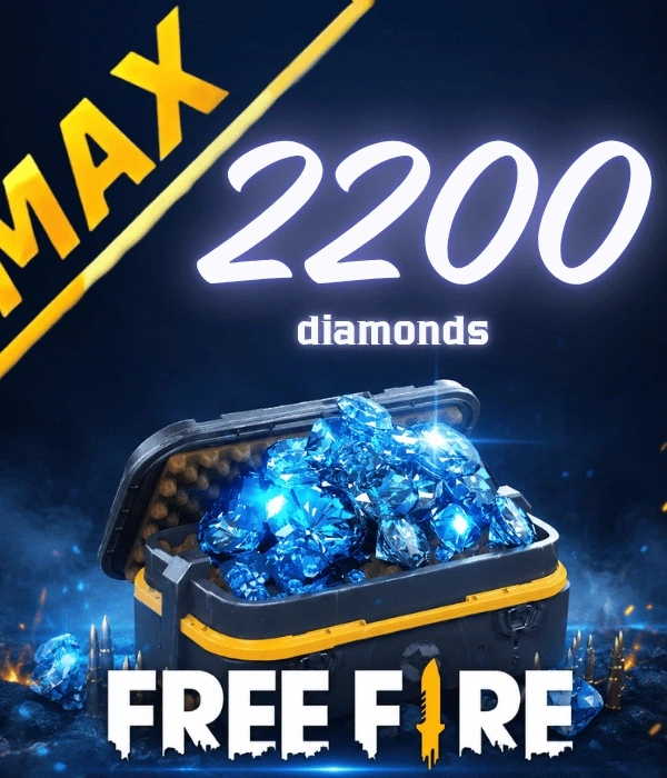 Free Fire MAX 2200 диаманта