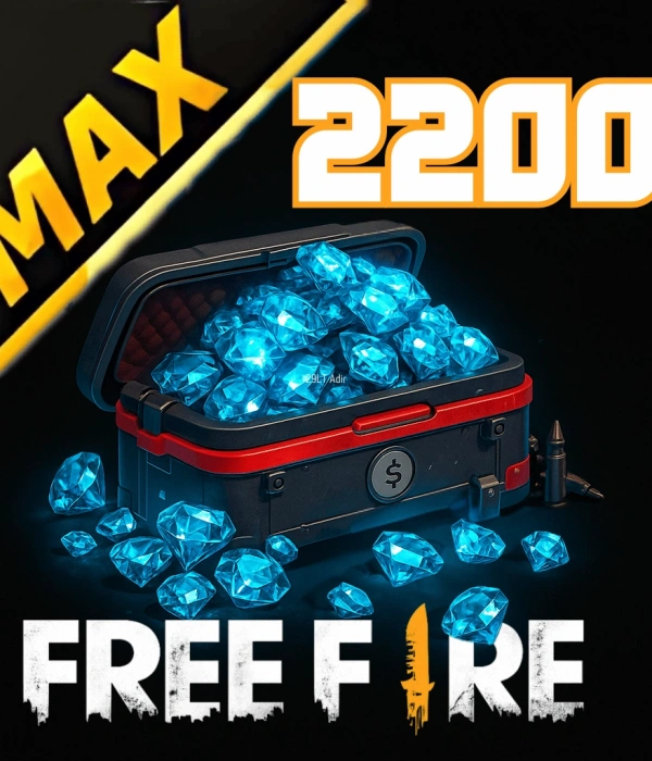 Free Fire MAX 2200 Elmas