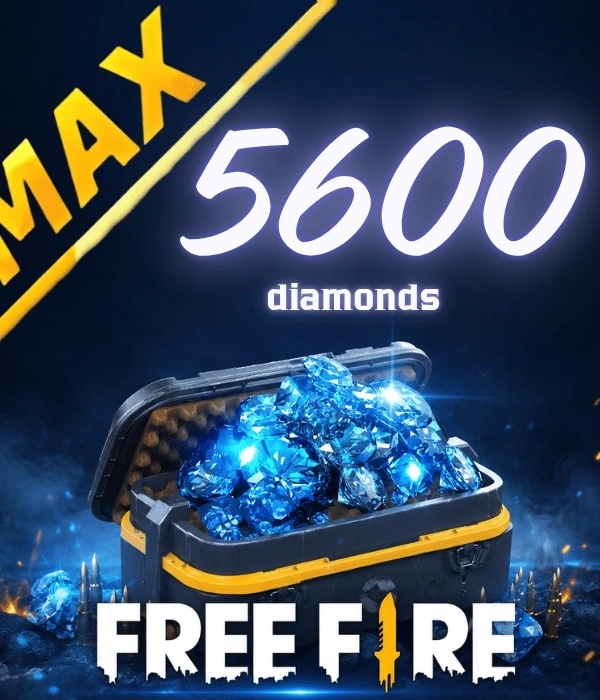 Free Fire MAX 5,600 диаманта