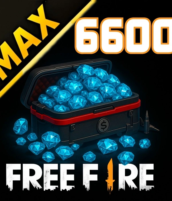 Free Fire MAX 6600 Elmas