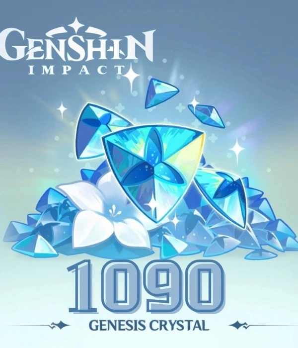 Genshin Impact 1090 Genesis Crystals (US)