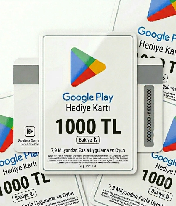 Google 1000 TL Play Gift Card