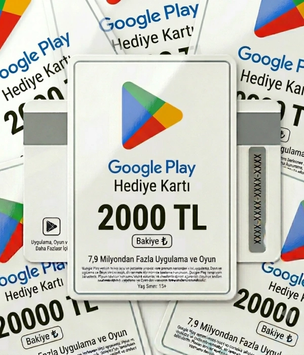 Google 2000 TL Play Gift Card