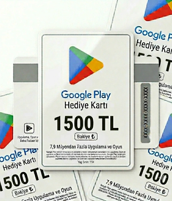 Google 1500 TL Play Gift Card