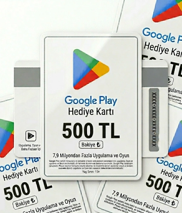 Google Play Gift Card 500 TL