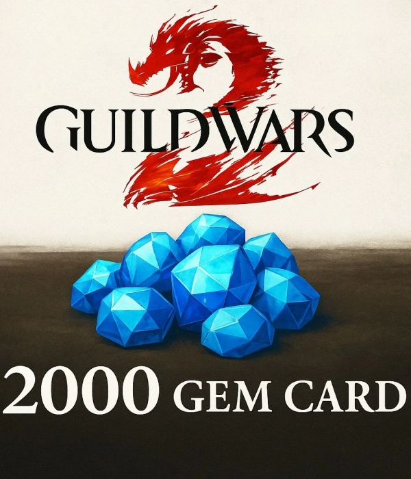 Guild Wars 2 2000 Gem Card