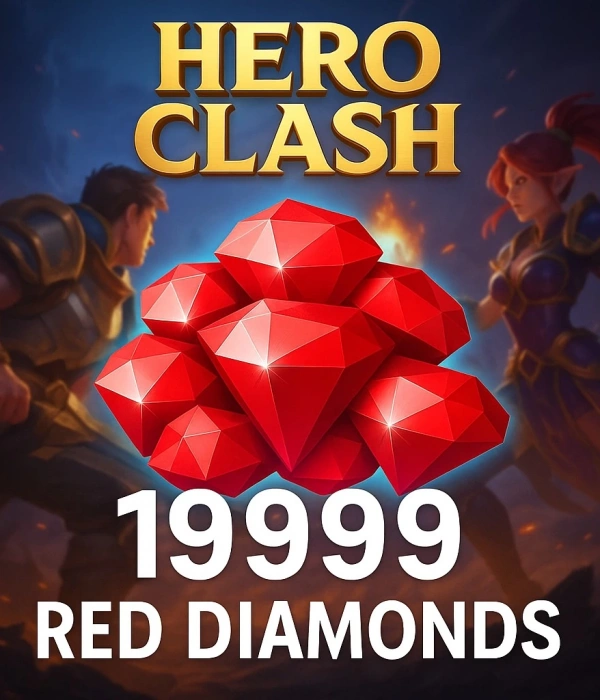 Hero Clash 19999 Kırmızı Elmas