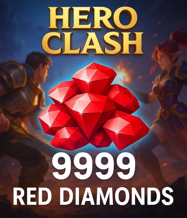 Hero Clash 9999 Kırmızı Elmas