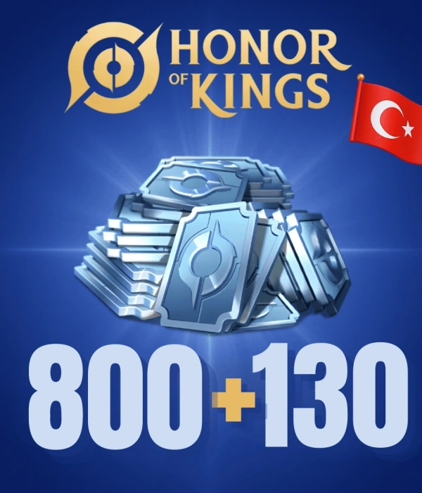 Honor of Kings 800 + 130 Jeton TR