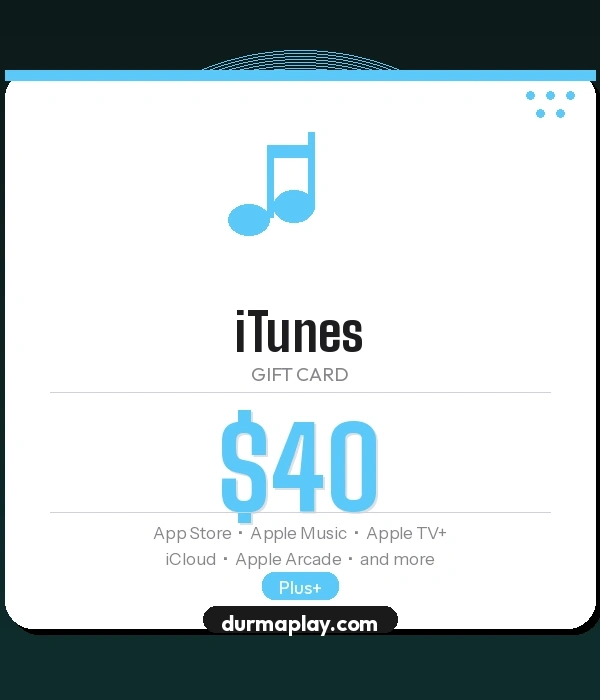 iTunes Hədiyyə Kartı 40 USD